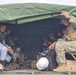 Senior Chief Utilitiesman Darryn Nelson and Seabees with Naval Construction Battalion (NMCB) 4, Leads seabees into the field during The Kamandag Exercise