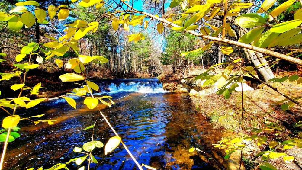 2022 Fall Colors at Trout Falls at Fort McCoy's Pine View Recreation Area