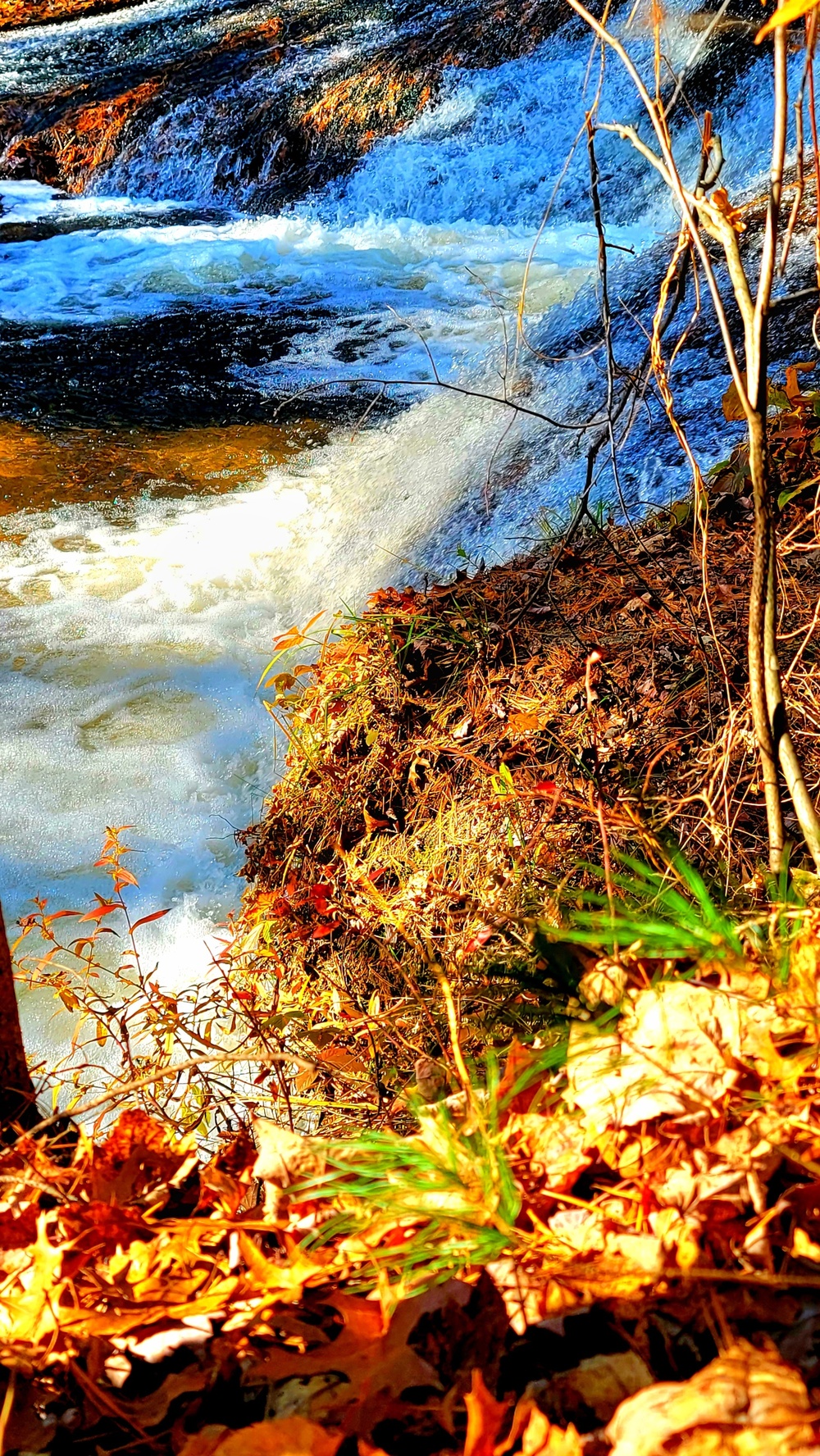 2022 Fall Colors at Trout Falls at Fort McCoy's Pine View Recreation Area