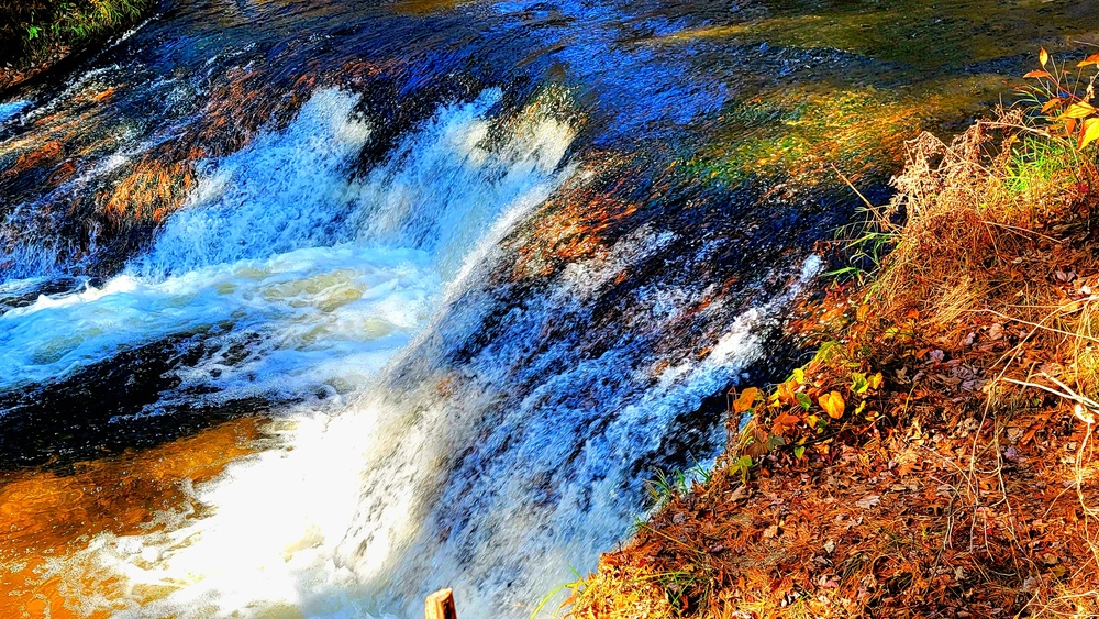 2022 Fall Colors at Trout Falls at Fort McCoy's Pine View Recreation Area