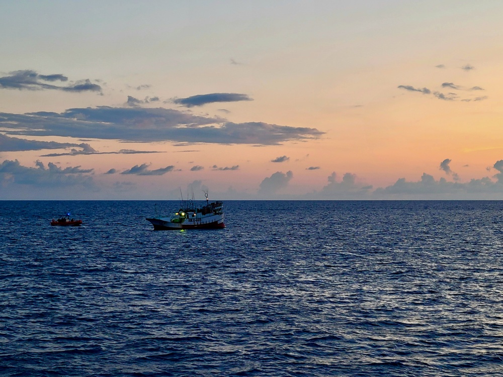 USCGC Frederick Hatch conducts counter IUU fishing patrol off Palau