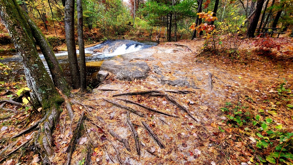 2022 Fall Colors at Trout Falls at Fort McCoy's Pine View Recreation Area