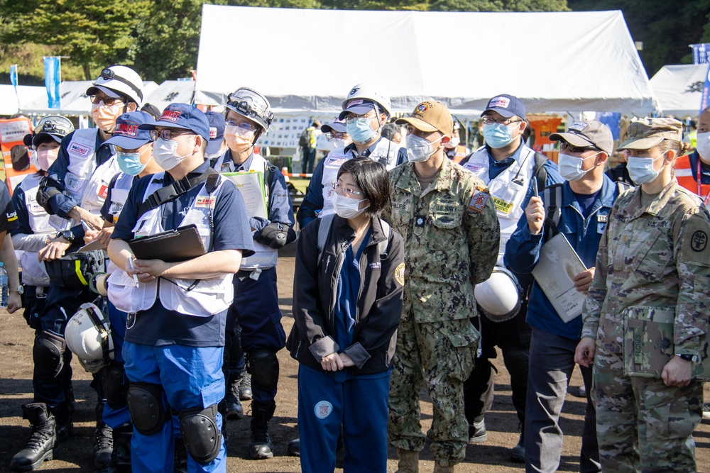 USNMRTC Yokosuka, Government of Japan, Japanese Self Defense Force and US Army foster partnership in Big Rescue Kanagawa