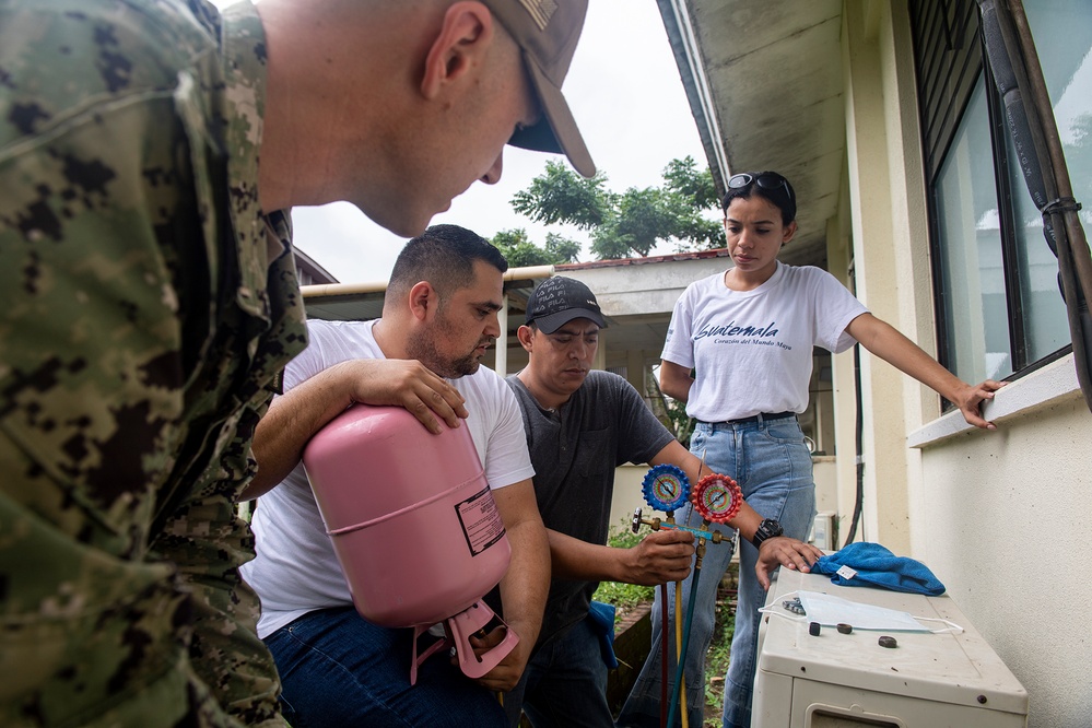 Comfort Visits Japan-Guatemala Friendship Hospital