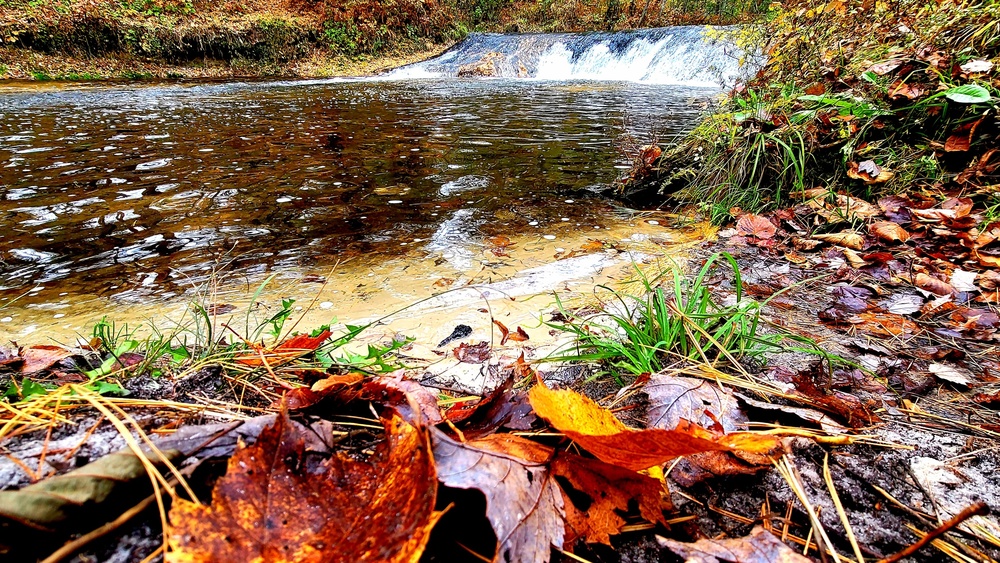 2022 Fall Colors at Trout Falls at Fort McCoy's Pine View Recreation Area
