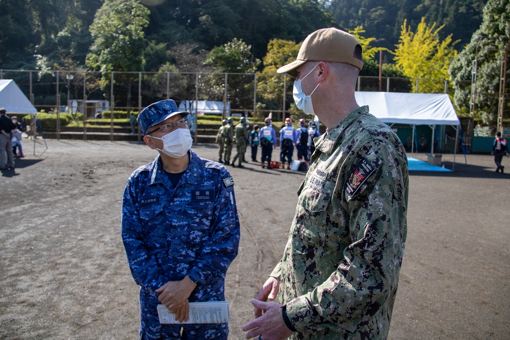 USNMRTC Yokosuka, Government of Japan, Japanese Self Defense Force and US Army foster partnership in Big Rescue Kanagawa