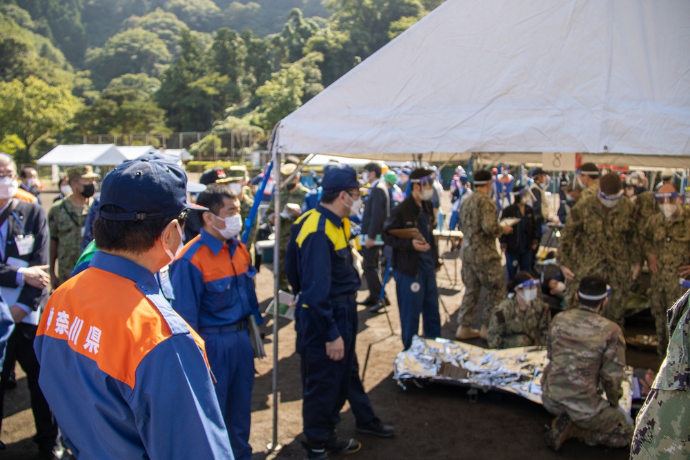 USNMRTC Yokosuka, Government of Japan, Japanese Self Defense Force and US Army foster partnership in Big Rescue Kanagawa