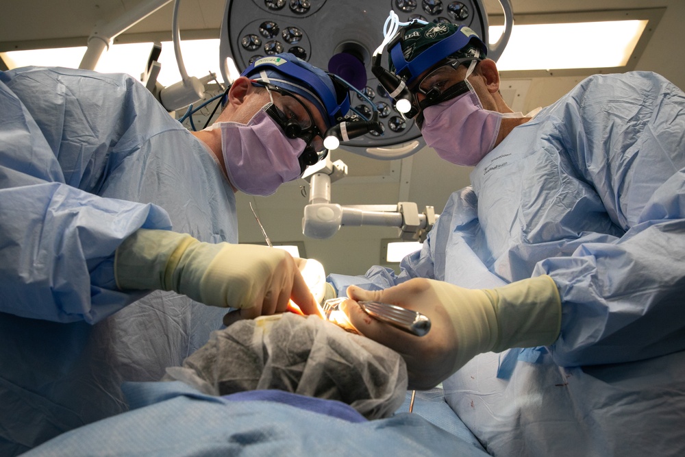 USNS Comfort Medical Teams Perform Surgeries Aboard the Ship