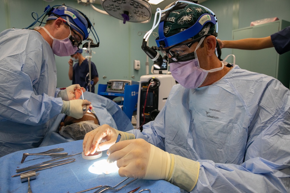 USNS Comfort Medical Teams Perform Surgeries Aboard the Ship