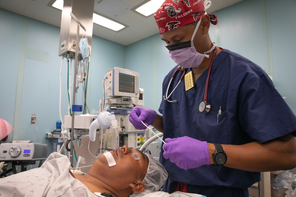 USNS Comfort Medical Teams Perform Surgeries Aboard the Ship