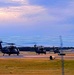 Black Hawk training operations at Sparta-Fort McCoy Airport at Fort McCoy