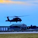 Black Hawk training operations at Sparta-Fort McCoy Airport at Fort McCoy