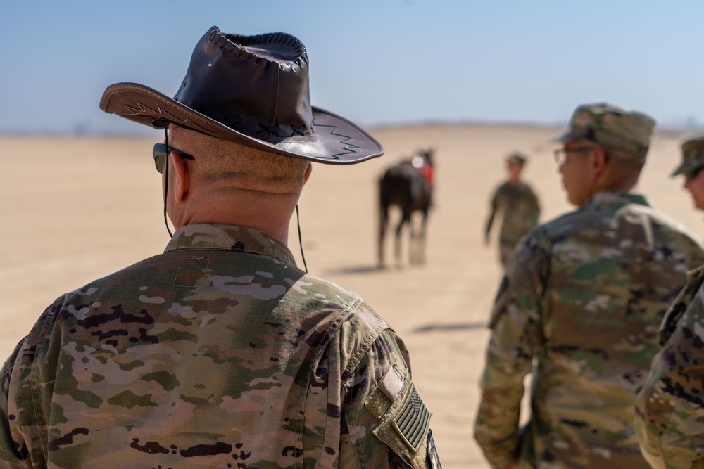 U.S. Army Sustainment Task Force Commanders Meet with Local Leaders