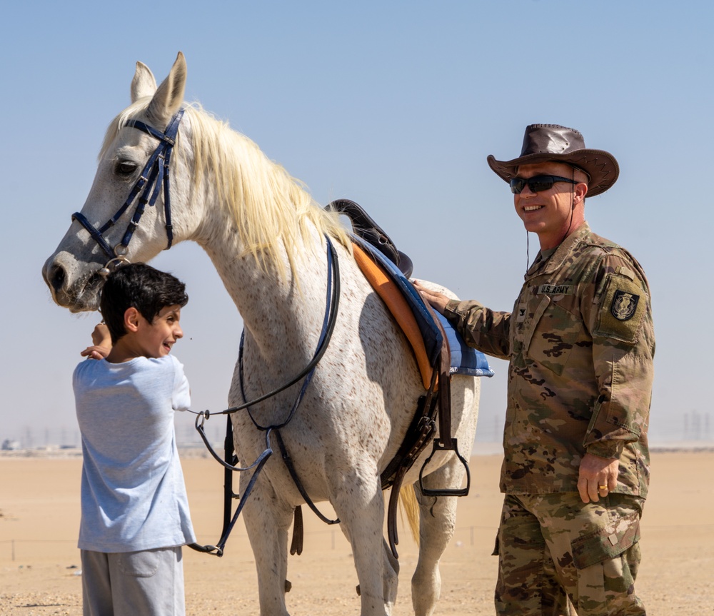 U.S. Army Sustainment Task Force Commanders Meet with Local Leaders