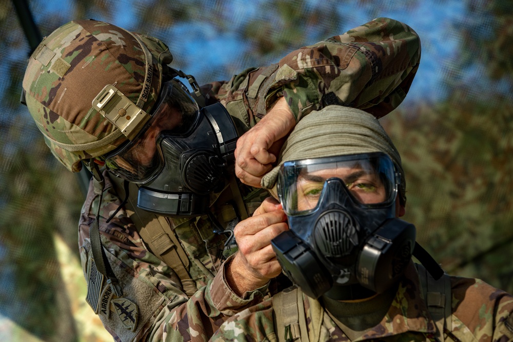 SETAF-AF Soldiers prepare For the Expert Soldier Badge Qualification