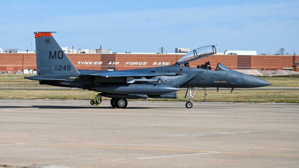 F-15s Stop By Tinker