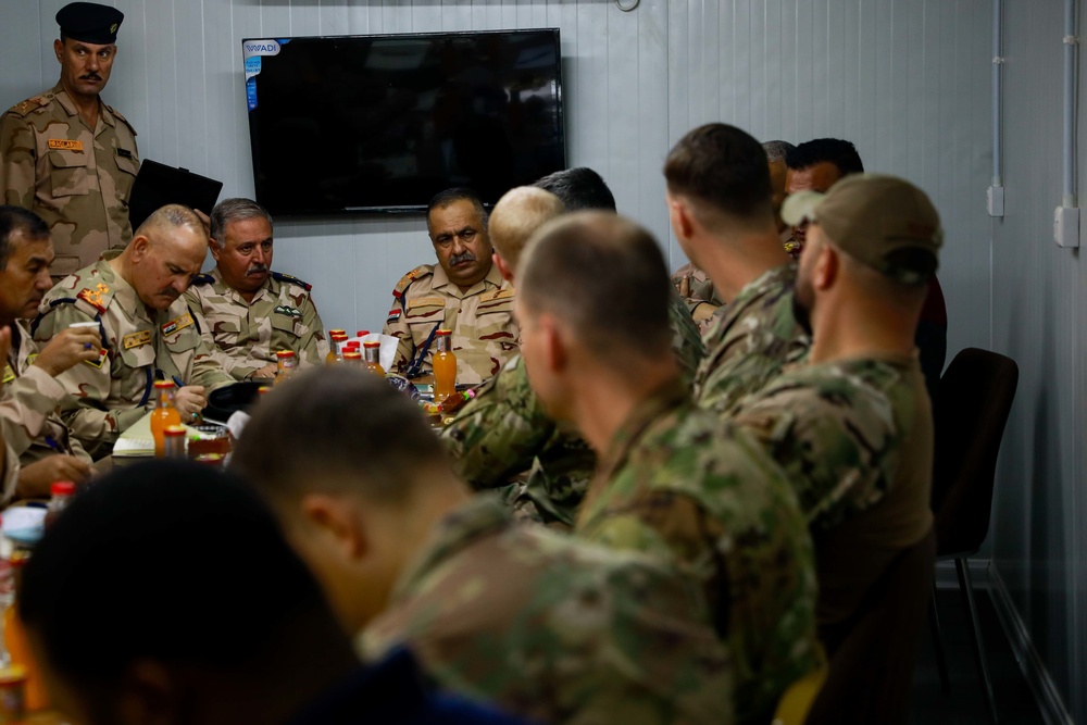 Task Force Centaur Key Leader Engagement with Iraq Air Defense