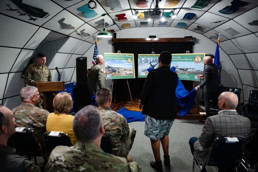 The B1-B Lancer is officially commemorated