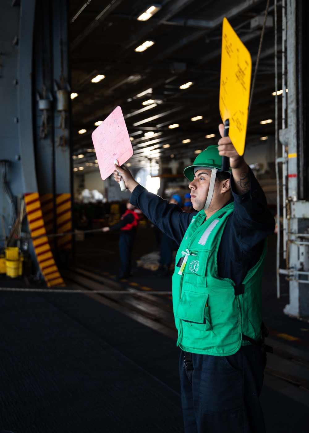 Daily operations aboard USS George H.W. Bush (CVN 77)