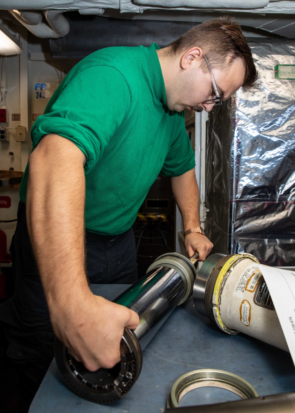 Daily operations aboard USS George H.W. Bush (CVN 77)