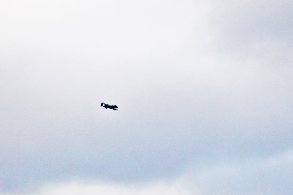 Air Force holds training with A-10 aircraft at Fort McCoy