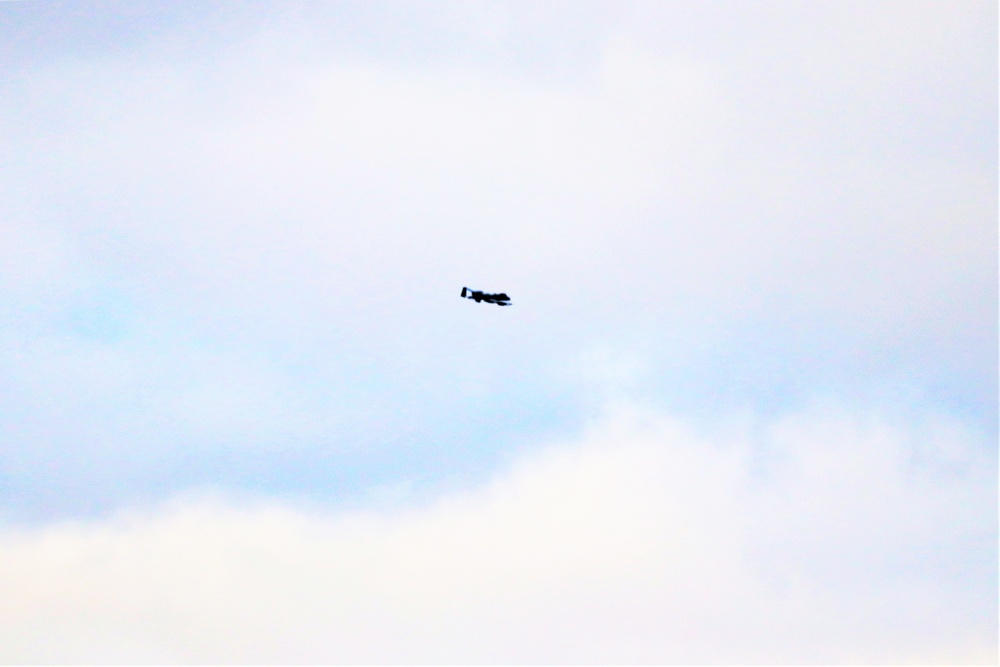 Air Force holds training with A-10 aircraft at Fort McCoy