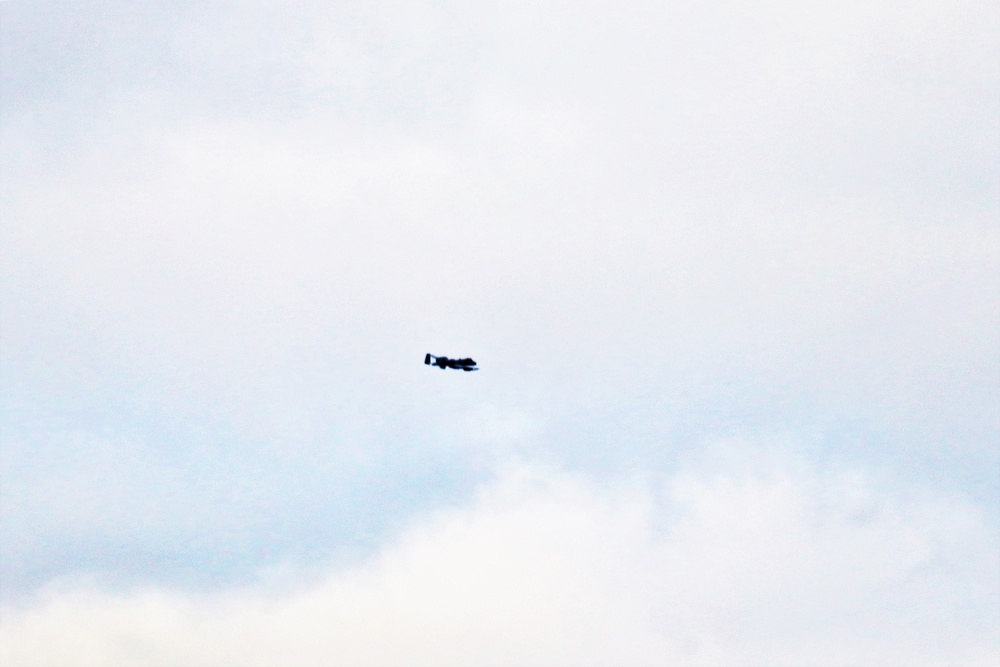 Air Force holds training with A-10 aircraft at Fort McCoy