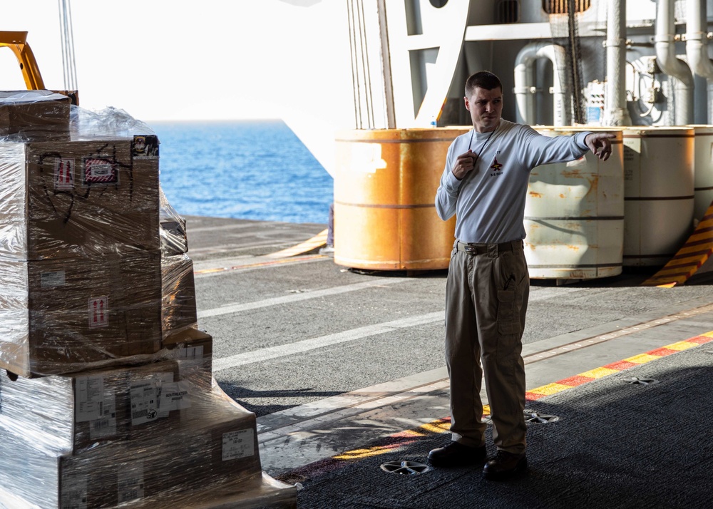 Daily operations aboard USS George H.W. Bush (CVN 77)