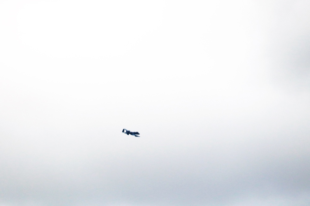 Air Force holds training with A-10 aircraft at Fort McCoy