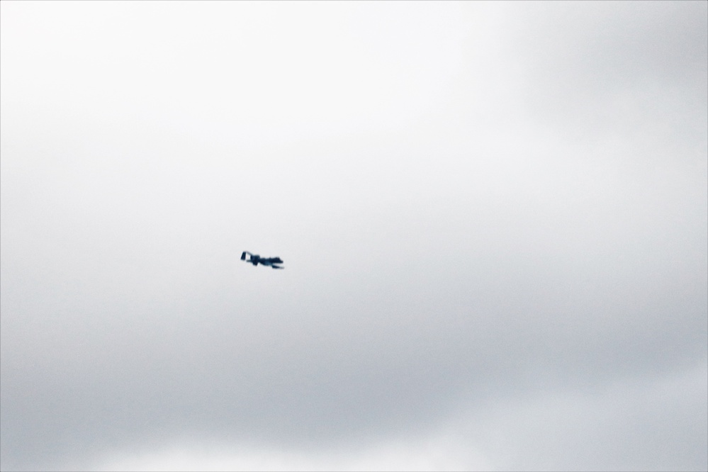 Air Force holds training with A-10 aircraft at Fort McCoy