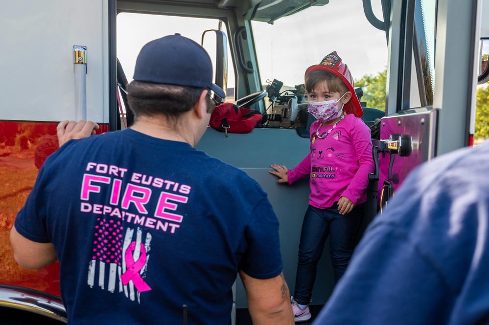 Sparky the Fire Dog visits the CDC