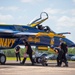 The Navy Flight Demonstration Squadron, the Blue Angels Perform in Vidalia, Georgia