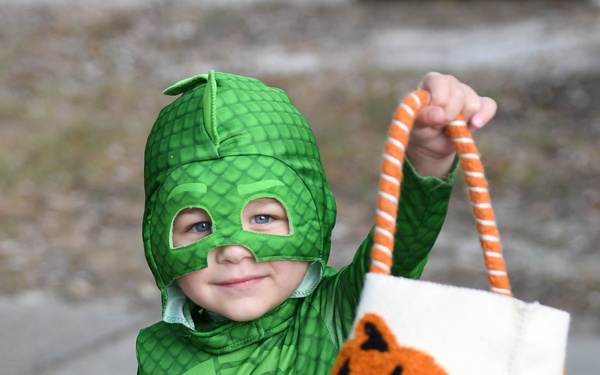 Keesler families attend Ghouls in the Park Halloween event