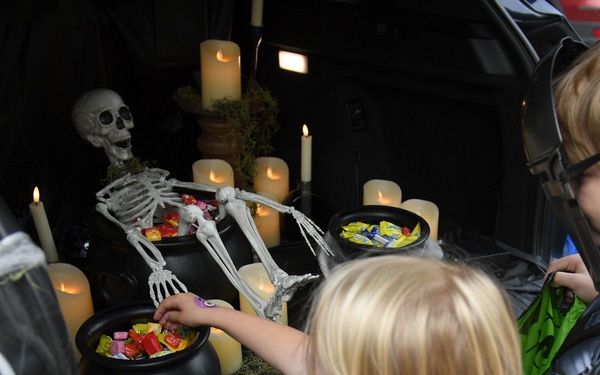 Keesler families attend Ghouls in the Park Halloween event