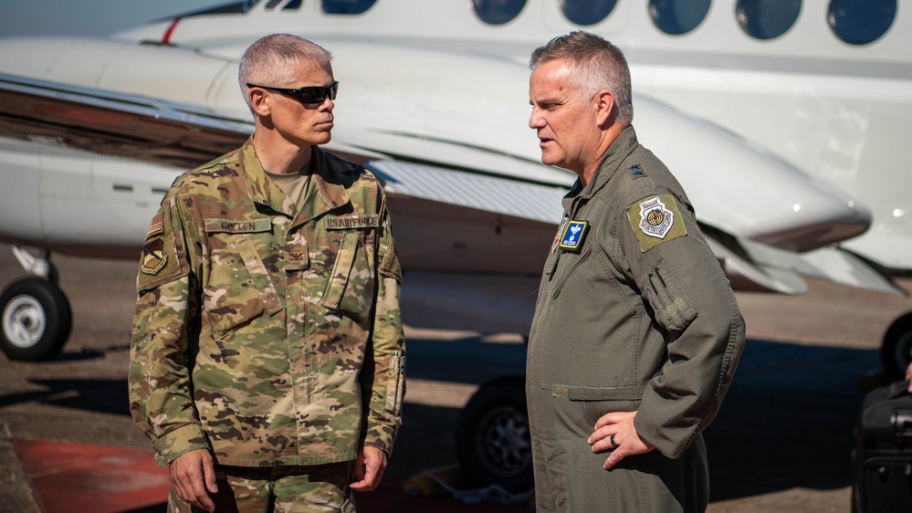 15th Air Force Commander Joins Checkered Flag 23-1