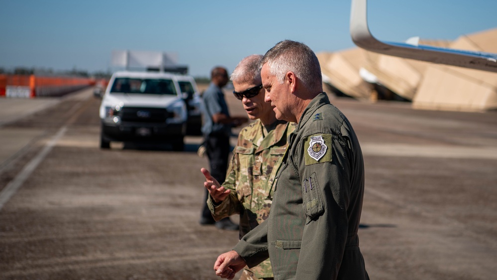 15th Air Force Commander Joins Checkered Flag 23-1