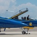 The Navy Flight Demonstration Squadron, the Blue Angels Perform in Vero Beach, Florida