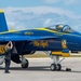 The Navy Flight Demonstration Squadron, the Blue Angels Perform in Vero Beach, Florida