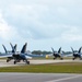 The Navy Flight Demonstration Squadron, the Blue Angels Perform in Vero Beach, Florida