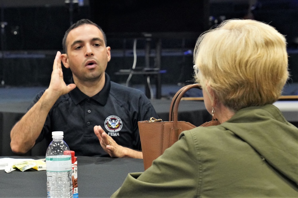 FEMA at Disaster Recovery Center for Deaf Survivors in Fort Myers