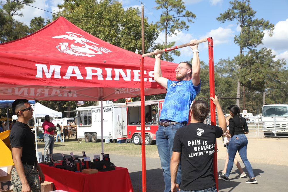 U.S. Marines attend 110th Washington Parish Free Fair