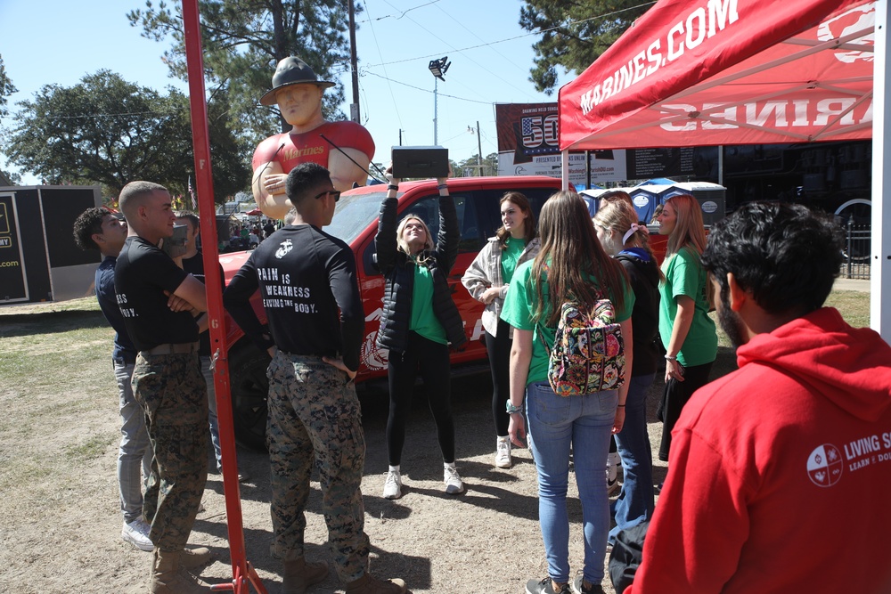 U.S. Marines attend 110th Washington Parish Free Fair