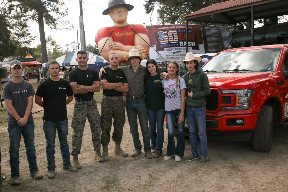 U.S. Marines attend 110th Washington Parish Free Fair