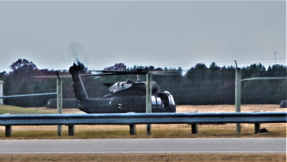 Black Hawk training operations at Sparta-Fort McCoy Airport at Fort McCoy