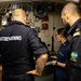 U.S. Coast Guard Cutter Hamilton welcomes aboard members of the Swedish Coast Guard while underway in the Baltic Sea