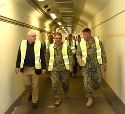 NAVSUP commander visits Navy's only operational logistics support site in Europe's high north