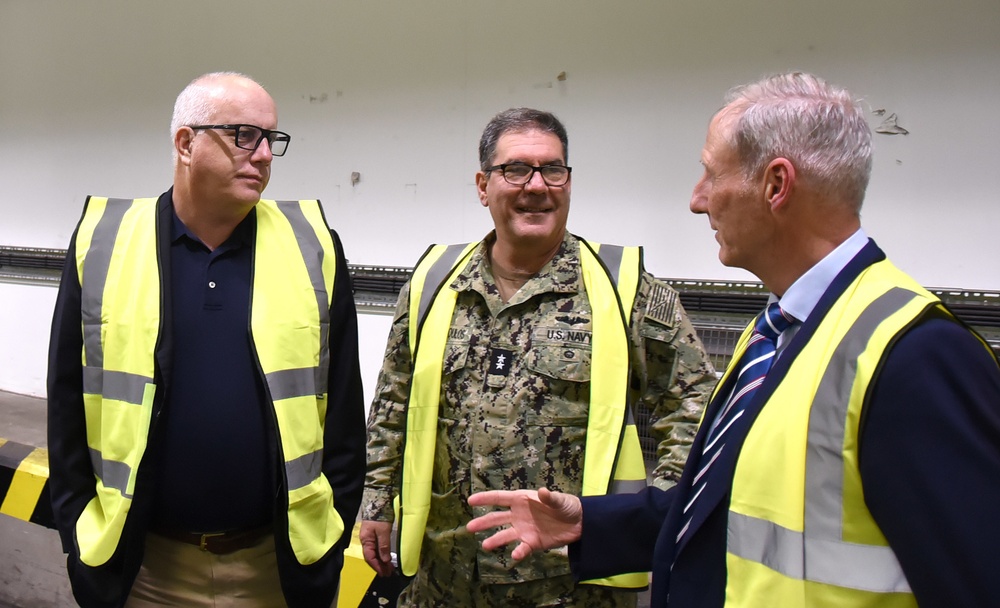 NAVSUP commander visits Navy's only operational logistics support site in Europe's high north