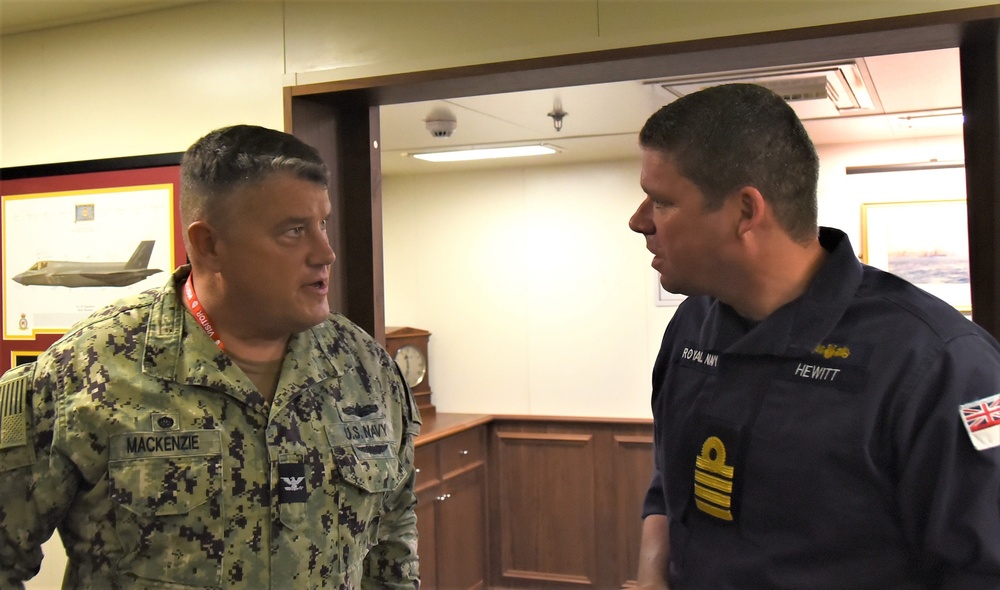 NAVSUP commander visits Navy's only operational logistics support site in Europe's high north