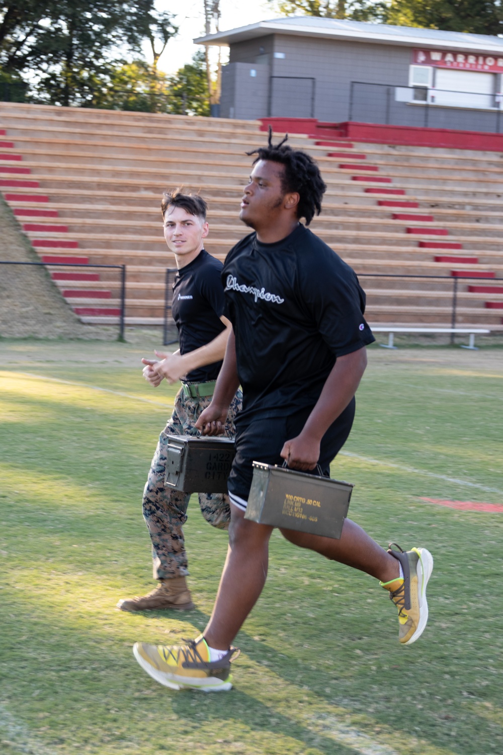 Workout with the Marines | Dale County High School Basketball Team