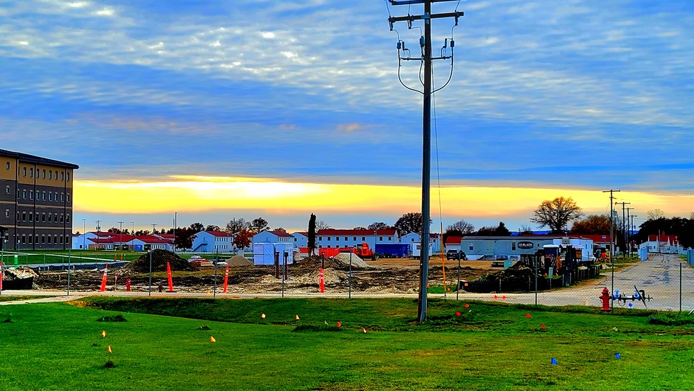 Construction operations for $11.96 million transient training brigade headquarters at Fort McCoy